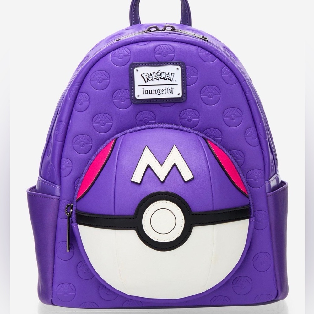 New Loungefly Pokémon Master Ball Figural Mini Backpack